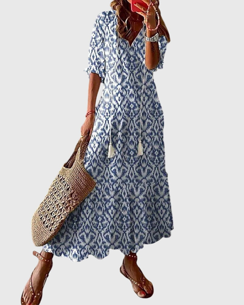 Women's Sundress | V-Neck Boho