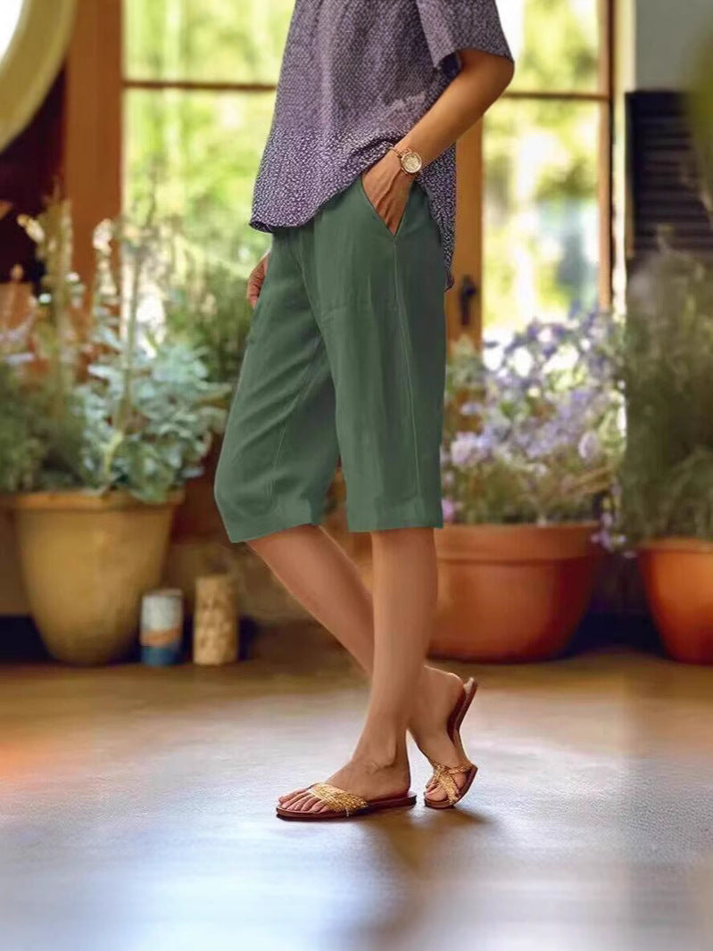 Women's Tailored Shorts | High-Waisted Casual Summer