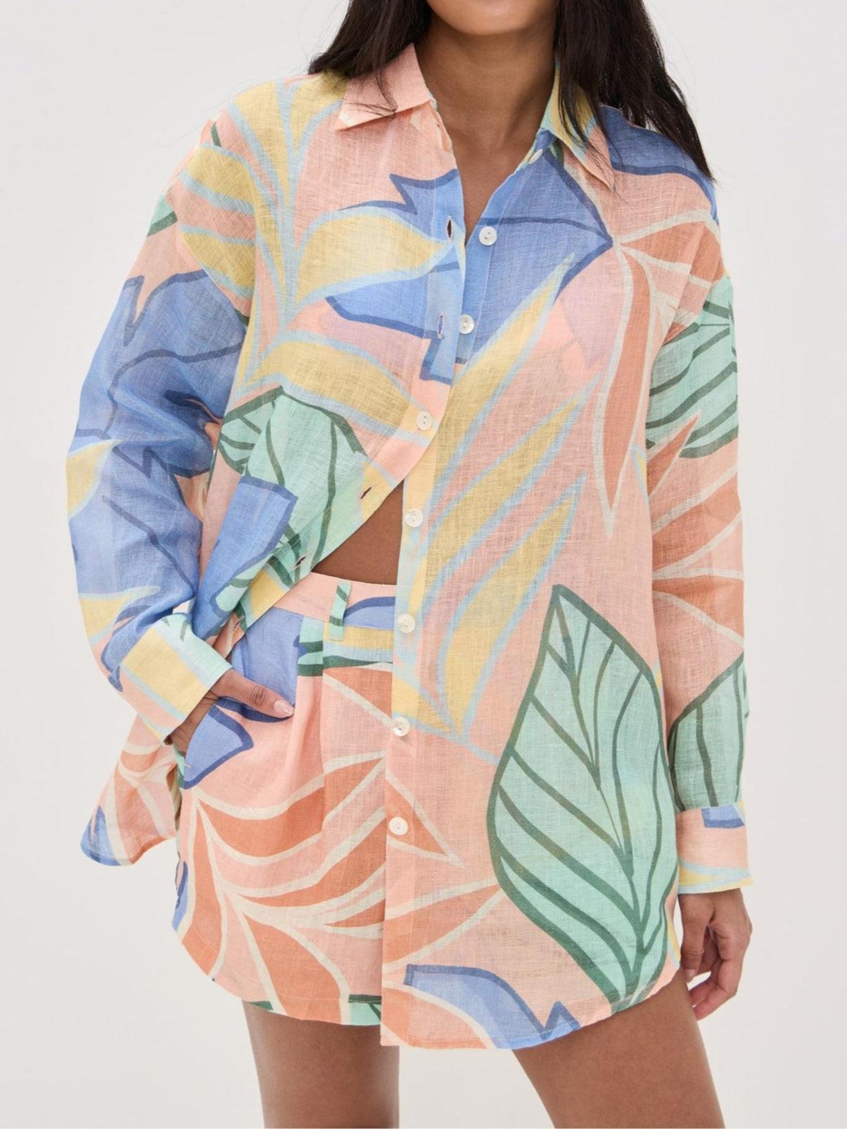 Women's Tailored Shorts | Printed Maxi