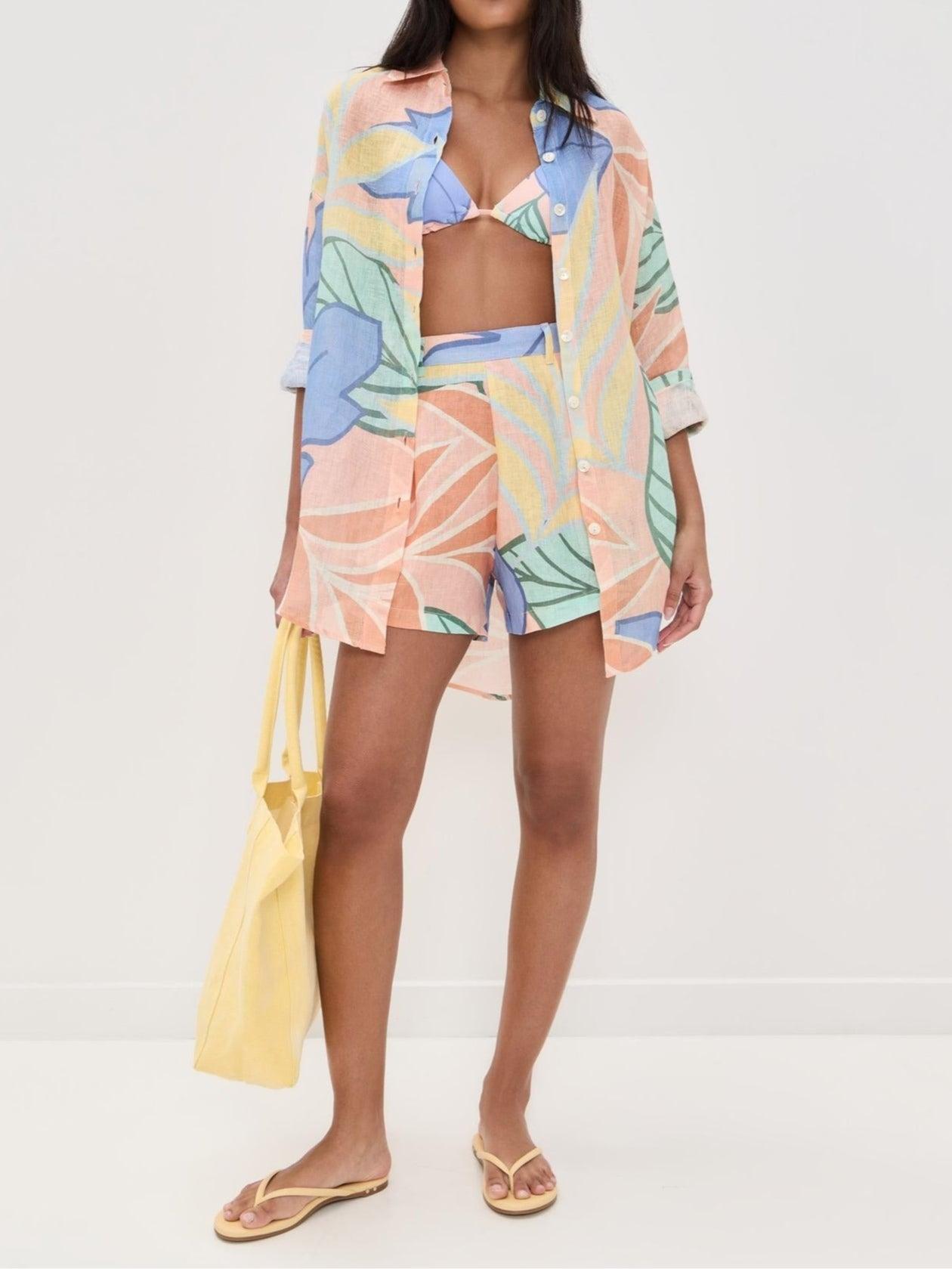 Women's Tailored Shorts | Printed Maxi