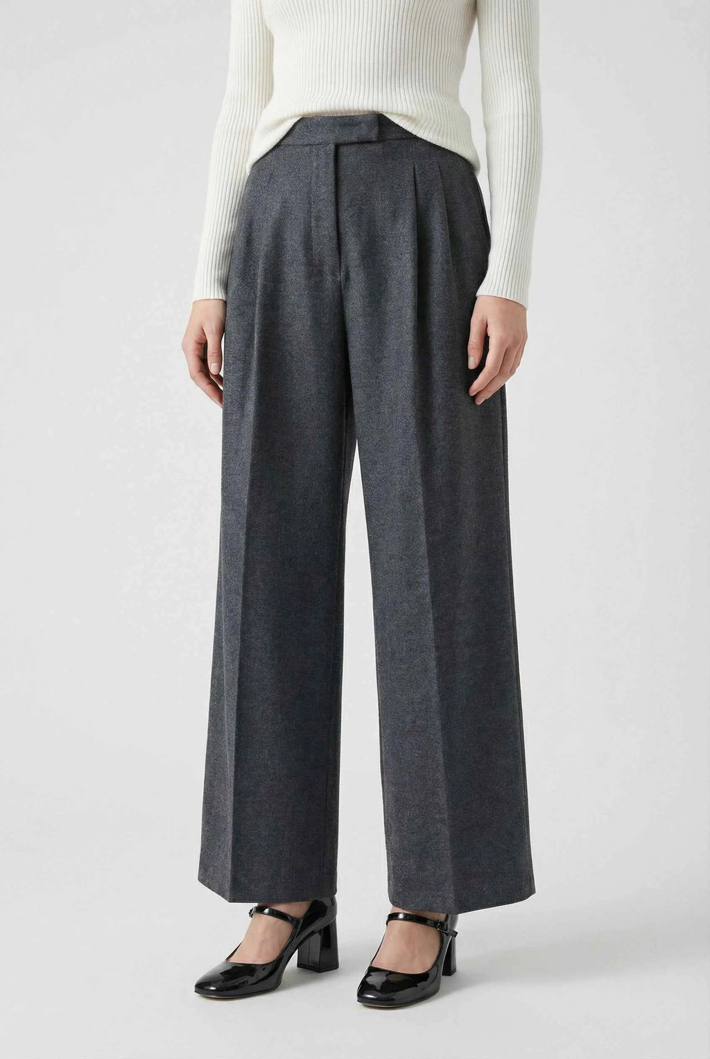 Women's Tailored Trousers | Draped High-waisted