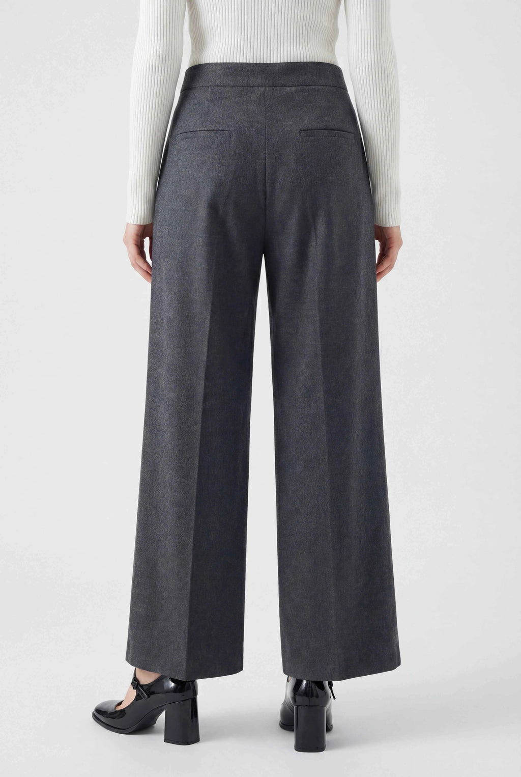 Women's Tailored Trousers | Draped High-waisted