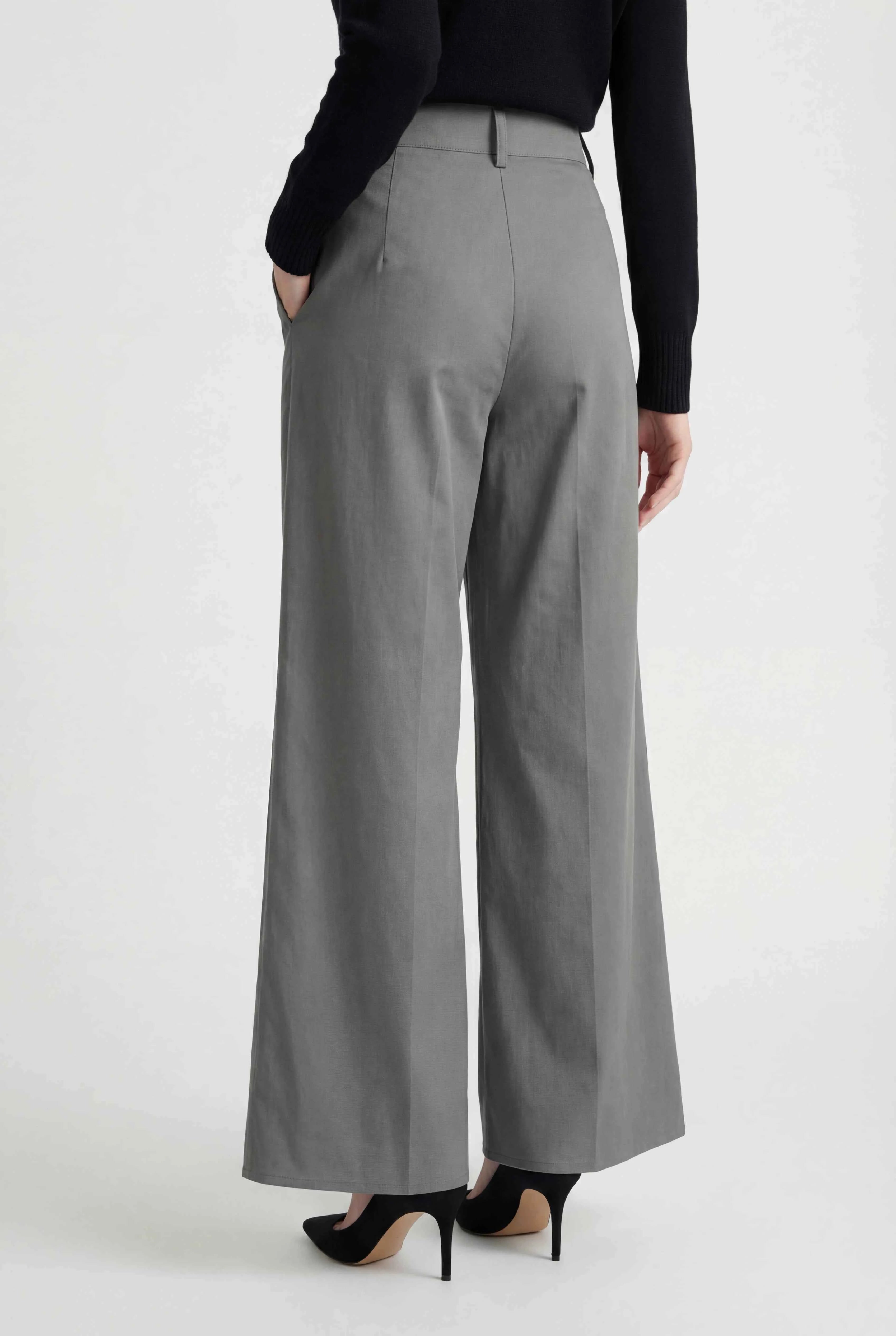Women's Tailored Trousers | Draped Maxi