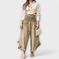 Women's Tailored Trousers | High-Waisted Wide-Leg Summer