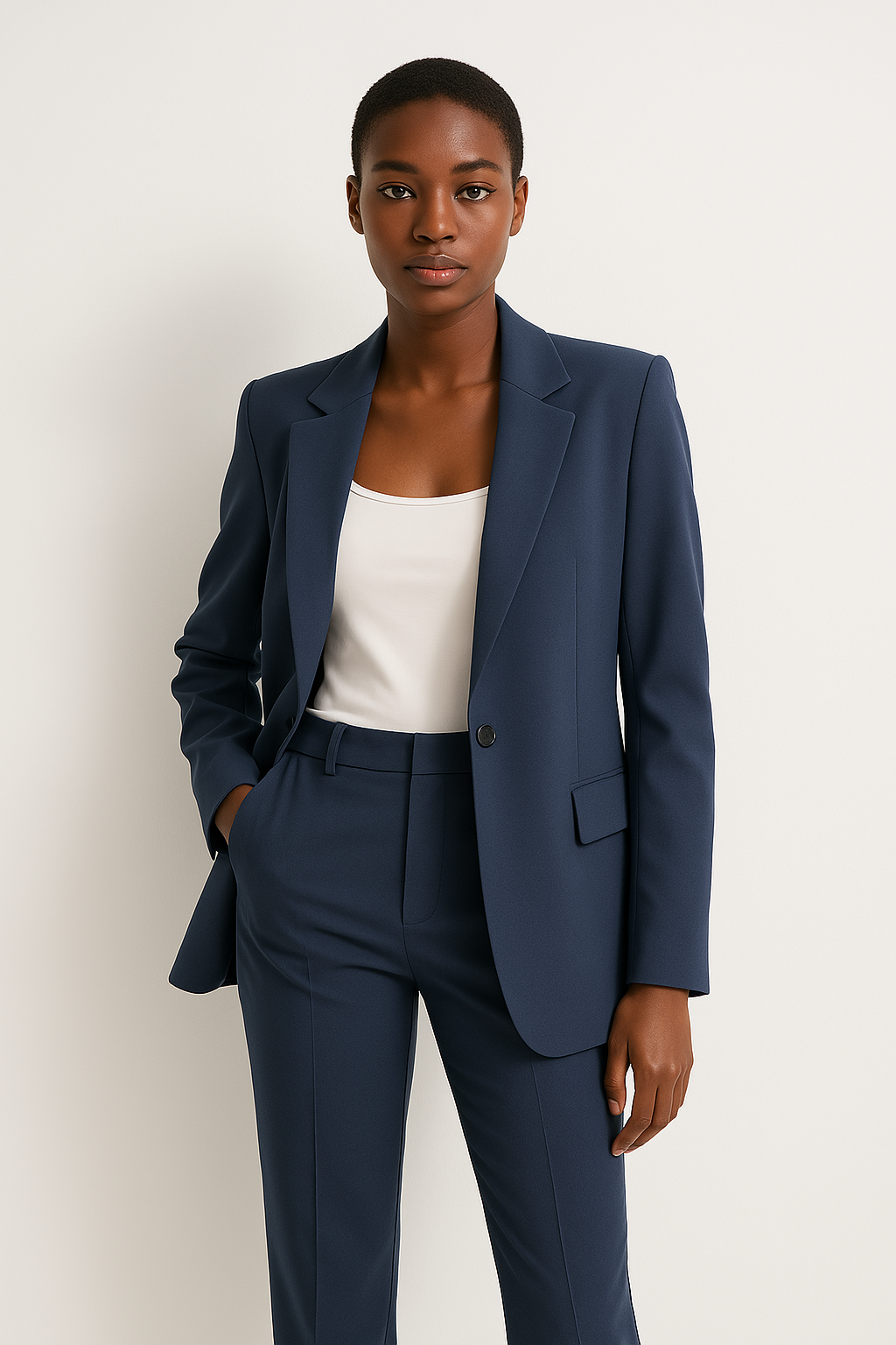 Women's Tailored Trousers | High-Waisted Wide-Leg Summer