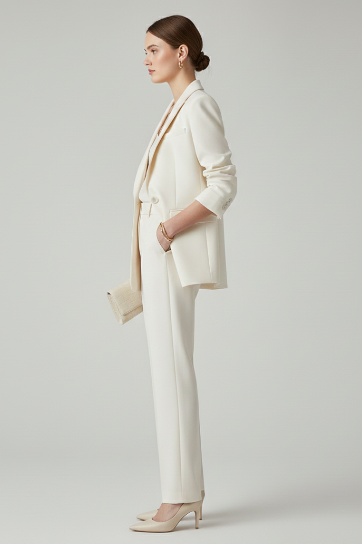 Women's Tailored Trousers | High-Waisted Wide-Leg Summer