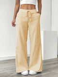 Women's Tailored Trousers | High-Waisted Wide-Leg Summer
