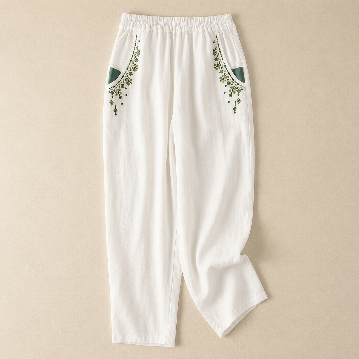 Women's Tailored Trousers | High-Waisted Wide-Leg Summer
