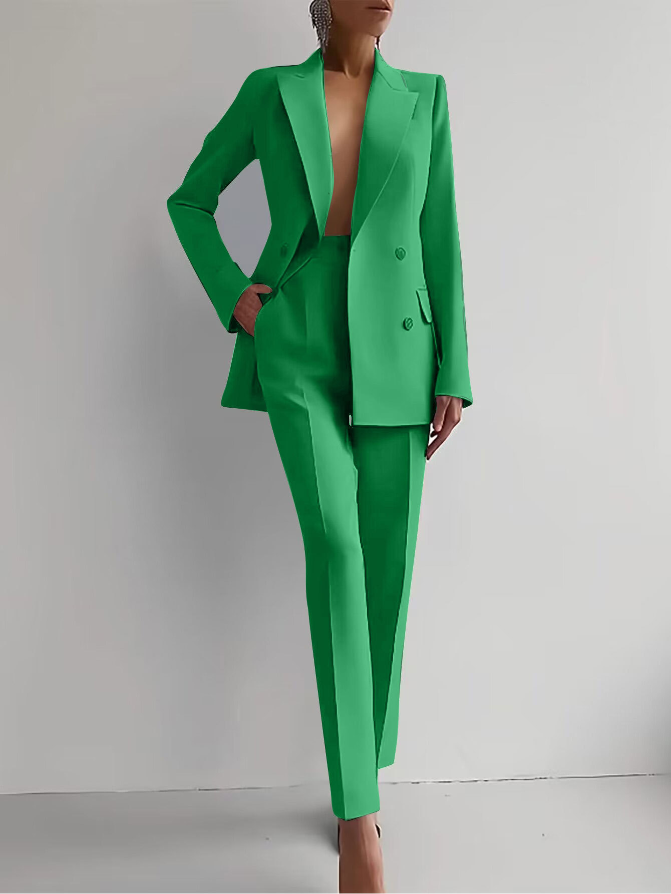 Women's Tailored Trousers | High-Waisted Wide-Leg Summer