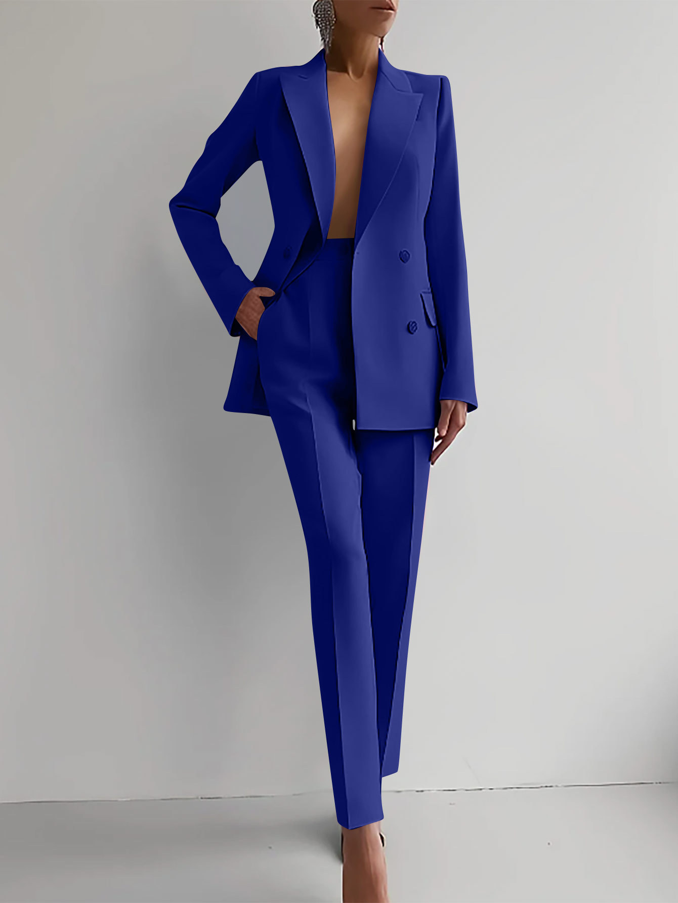 Women's Tailored Trousers | High-Waisted Wide-Leg Summer