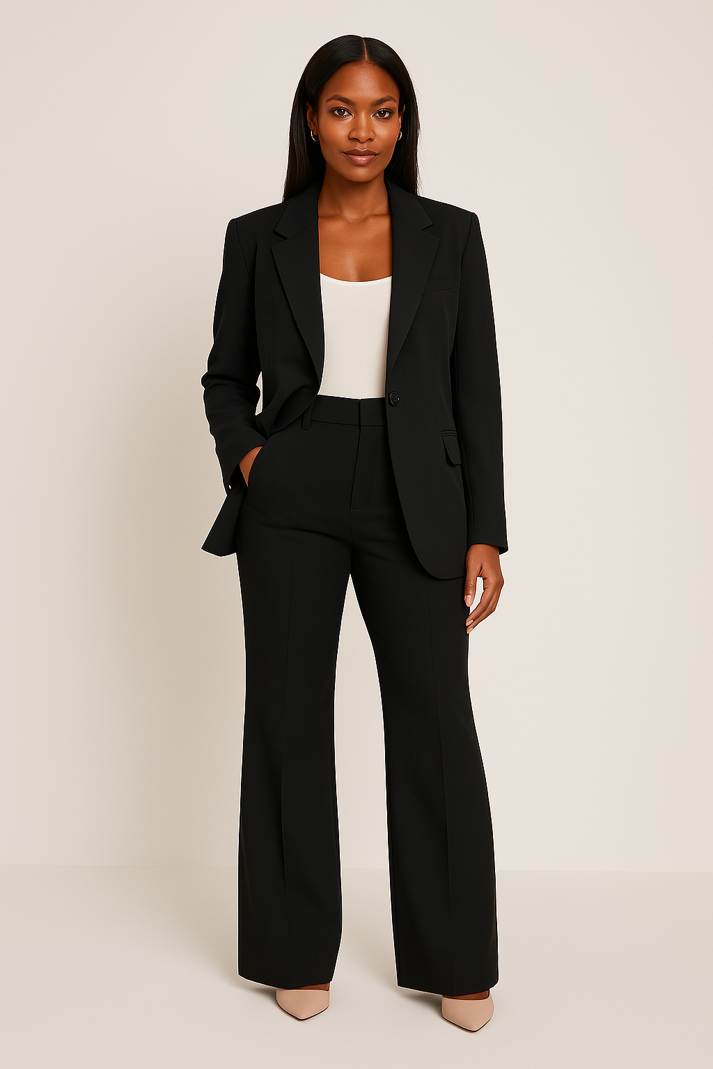 Women's Tailored Trousers | High-Waisted Wide-Leg Summer