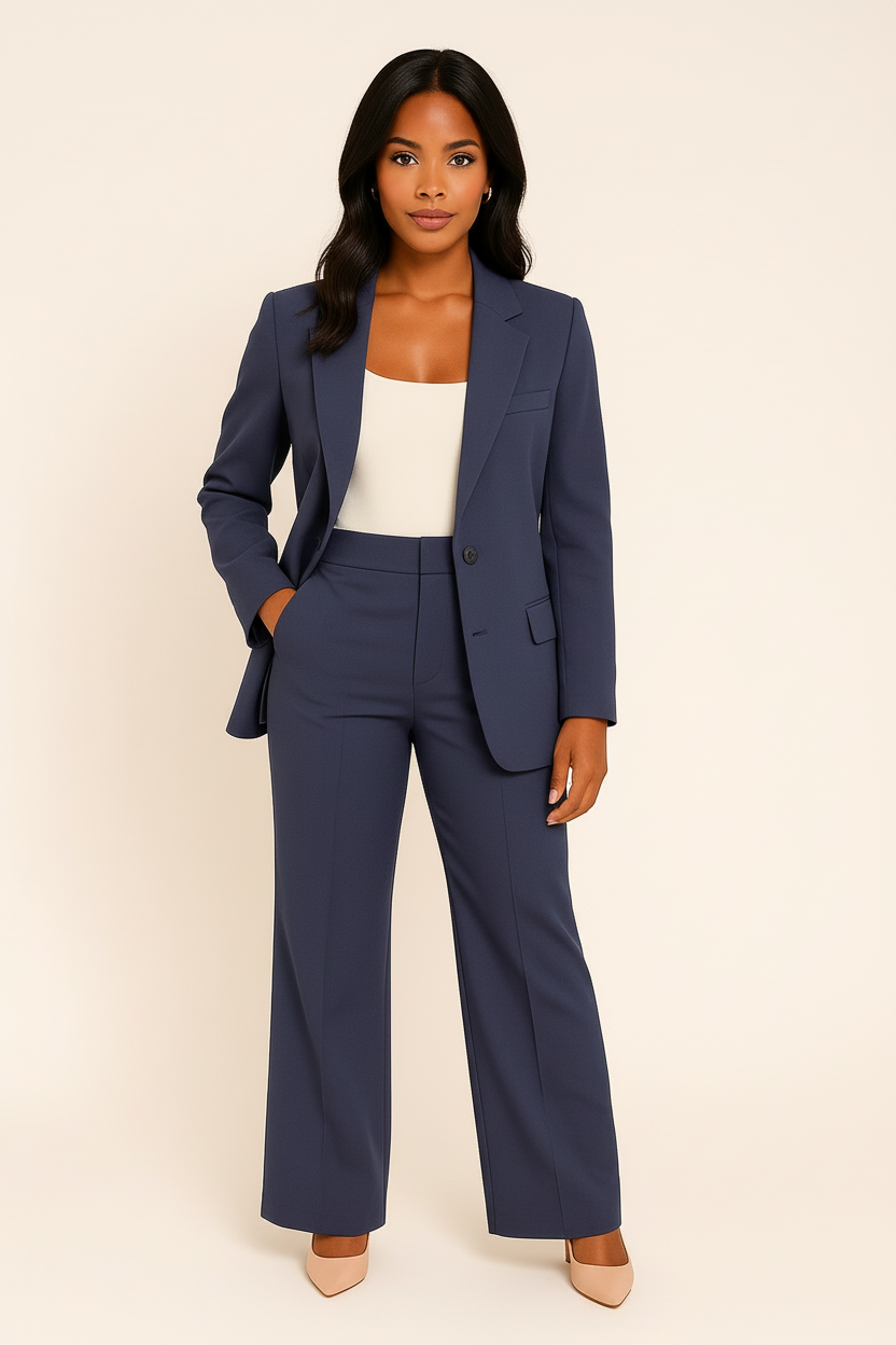 Women's Tailored Trousers | High-Waisted Wide-Leg Summer