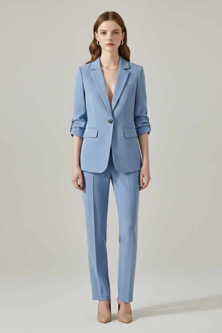 Women's Tailored Trousers | High-Waisted Wide-Leg Summer