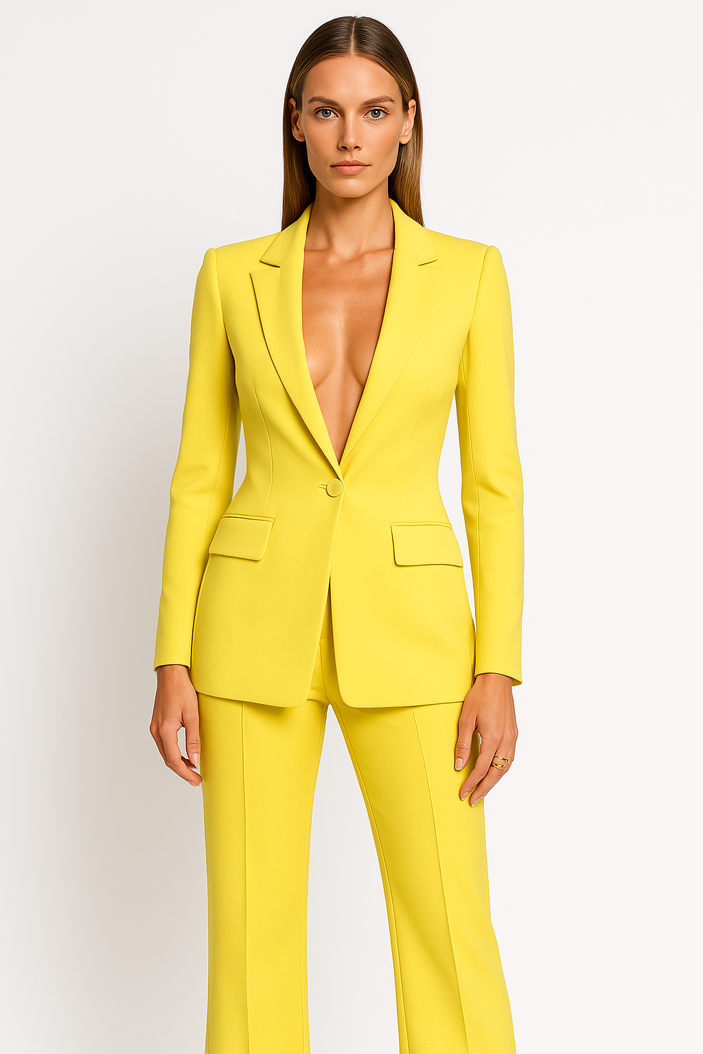 Women's Tailored Trousers | High-Waisted Wide-Leg Summer