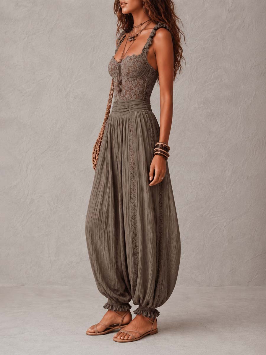 Women's Tailored Trousers | Pleated High-Waisted Wide-Leg