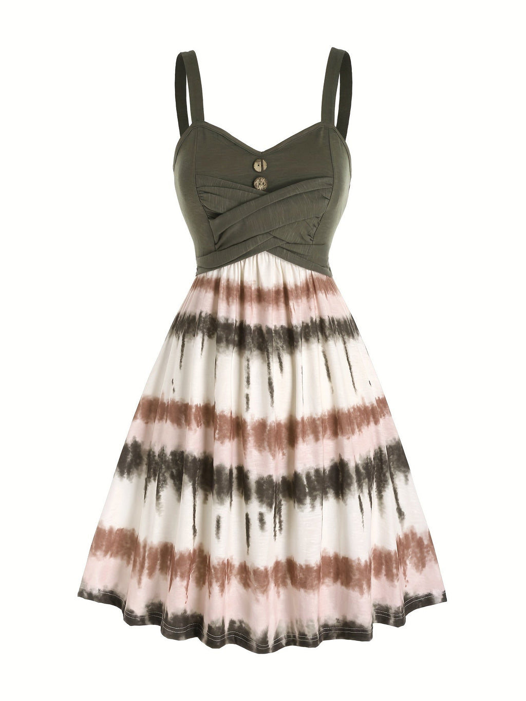 Women's Vacation Maxi Dress | Printed V-Neck