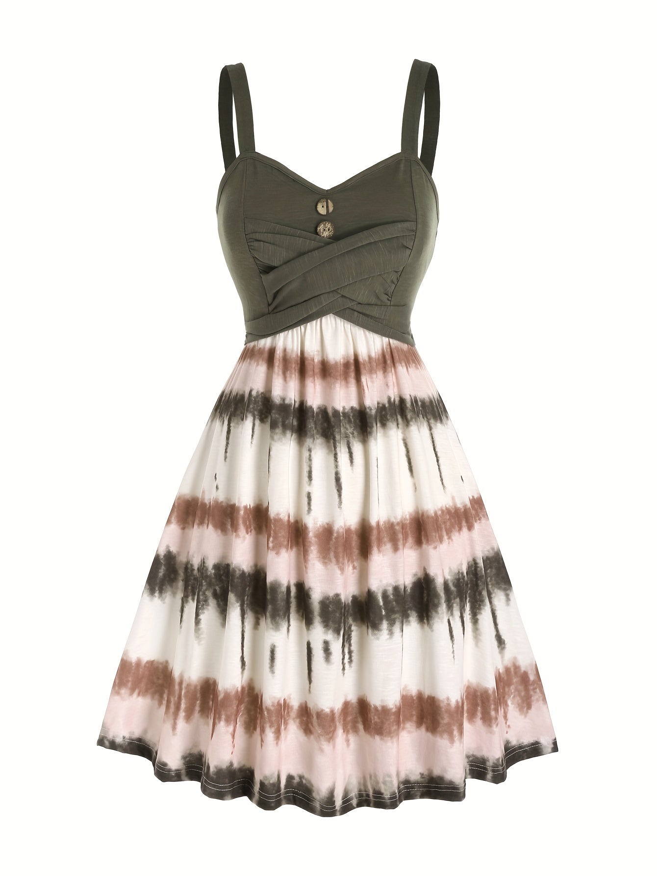 Women's Vacation Maxi Dress | Printed V-Neck