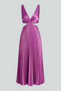 Women's Wedding Guest Dress | Pleated Midi
