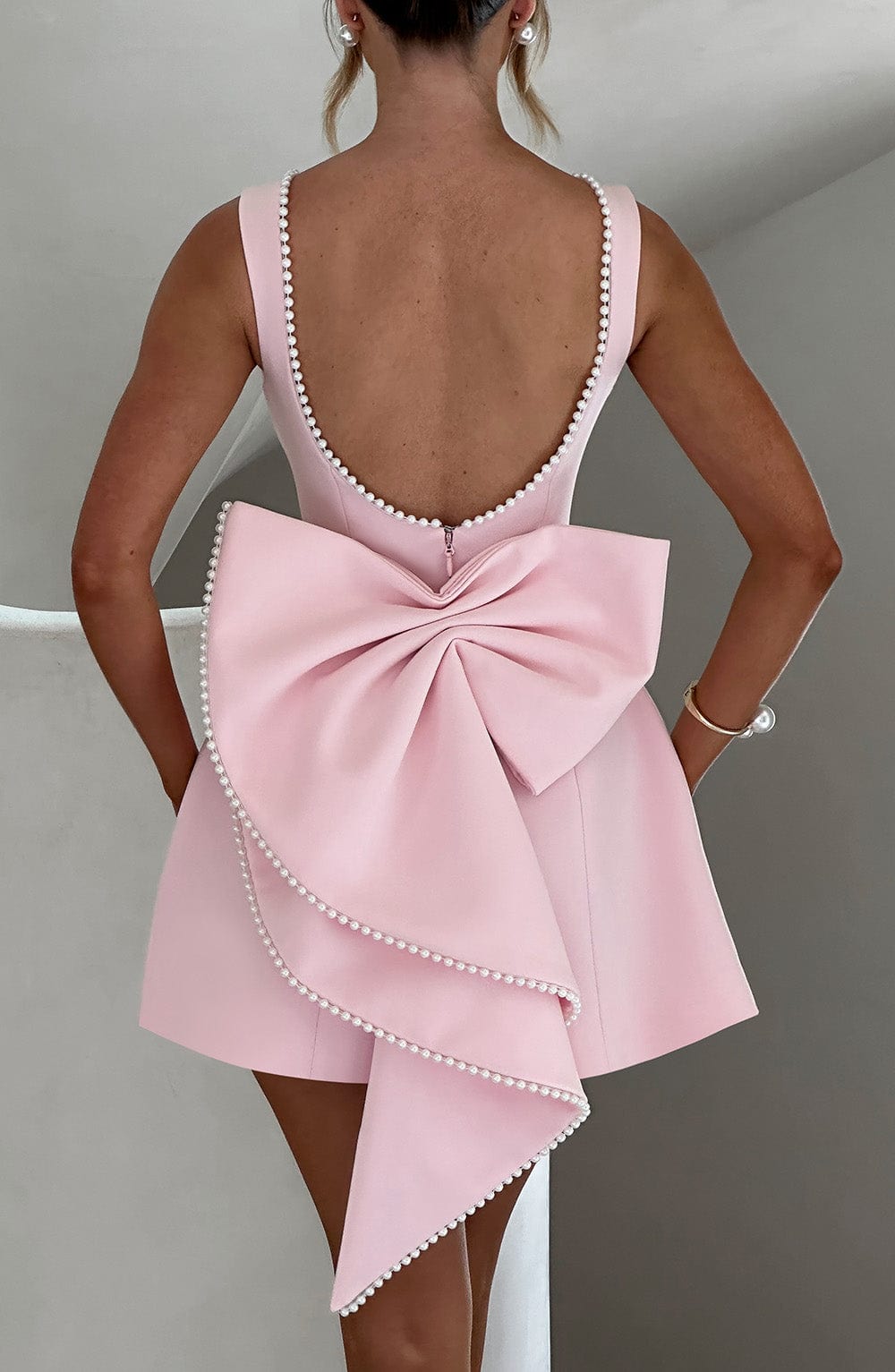 Women's Wedding Guest Gown | Sleeveless Mini