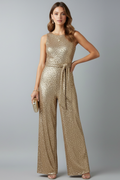 Women's Wide-Leg Jumpsuit | Sleeveless Sequin