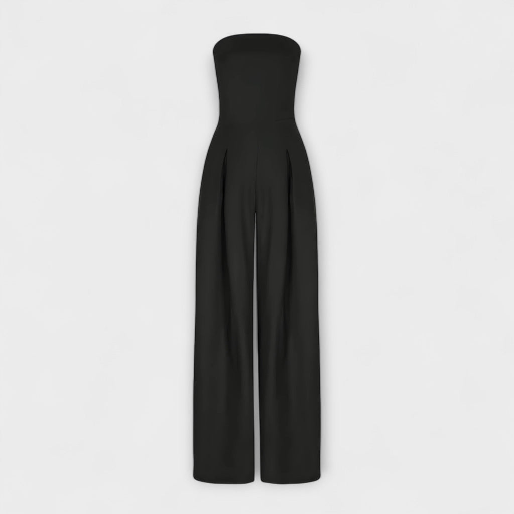 Women's Wide-Leg Jumpsuit | Strapless Garden-Party