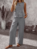 Women's Wide-Leg Pants | Embroidered Go-Anywhere
