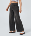Women's Wide-Leg Pants | Waisted Jeans