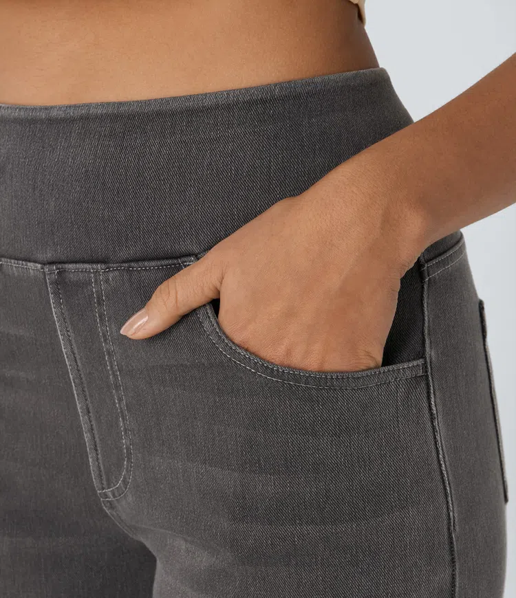 Women's Wide-Leg Pants | Waisted Jeans