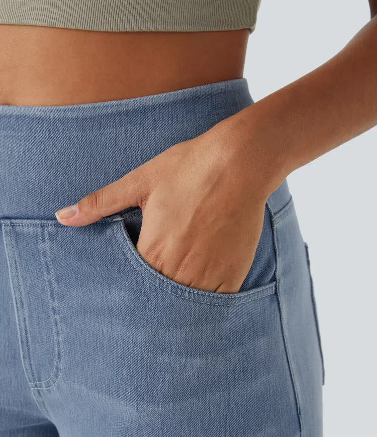 Women's Wide-Leg Pants | Waisted Jeans
