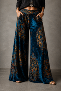 Women's Wide-Leg Trousers | Boho High-Waisted Summer