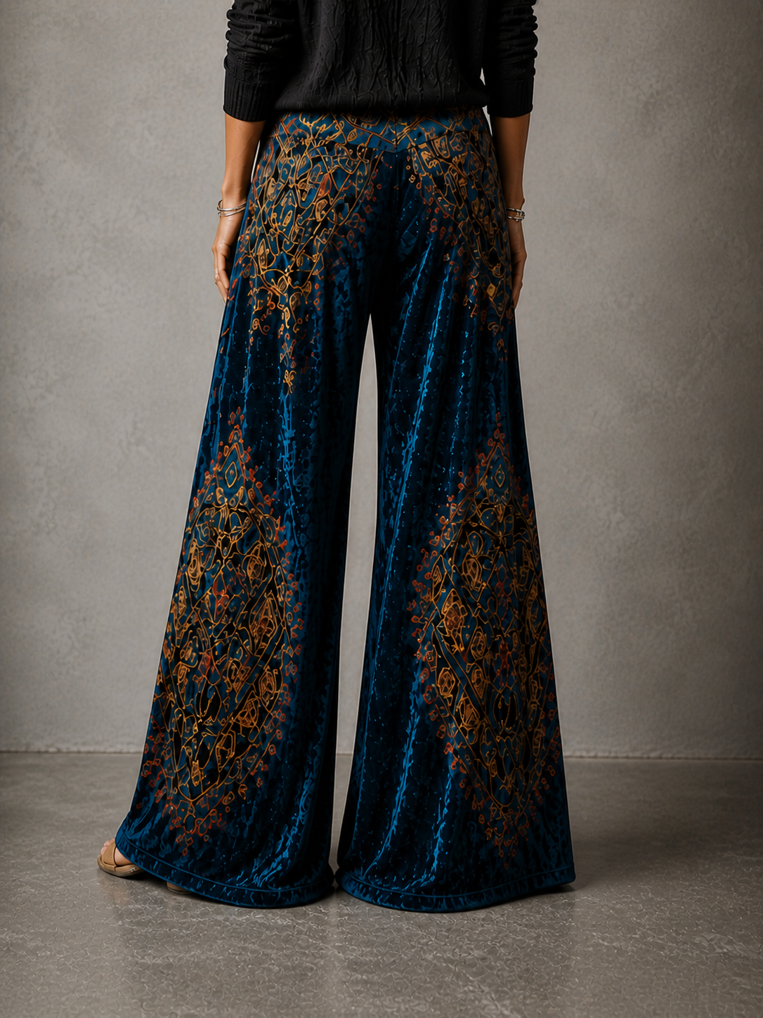 Women's Wide-Leg Trousers | Boho High-Waisted Summer