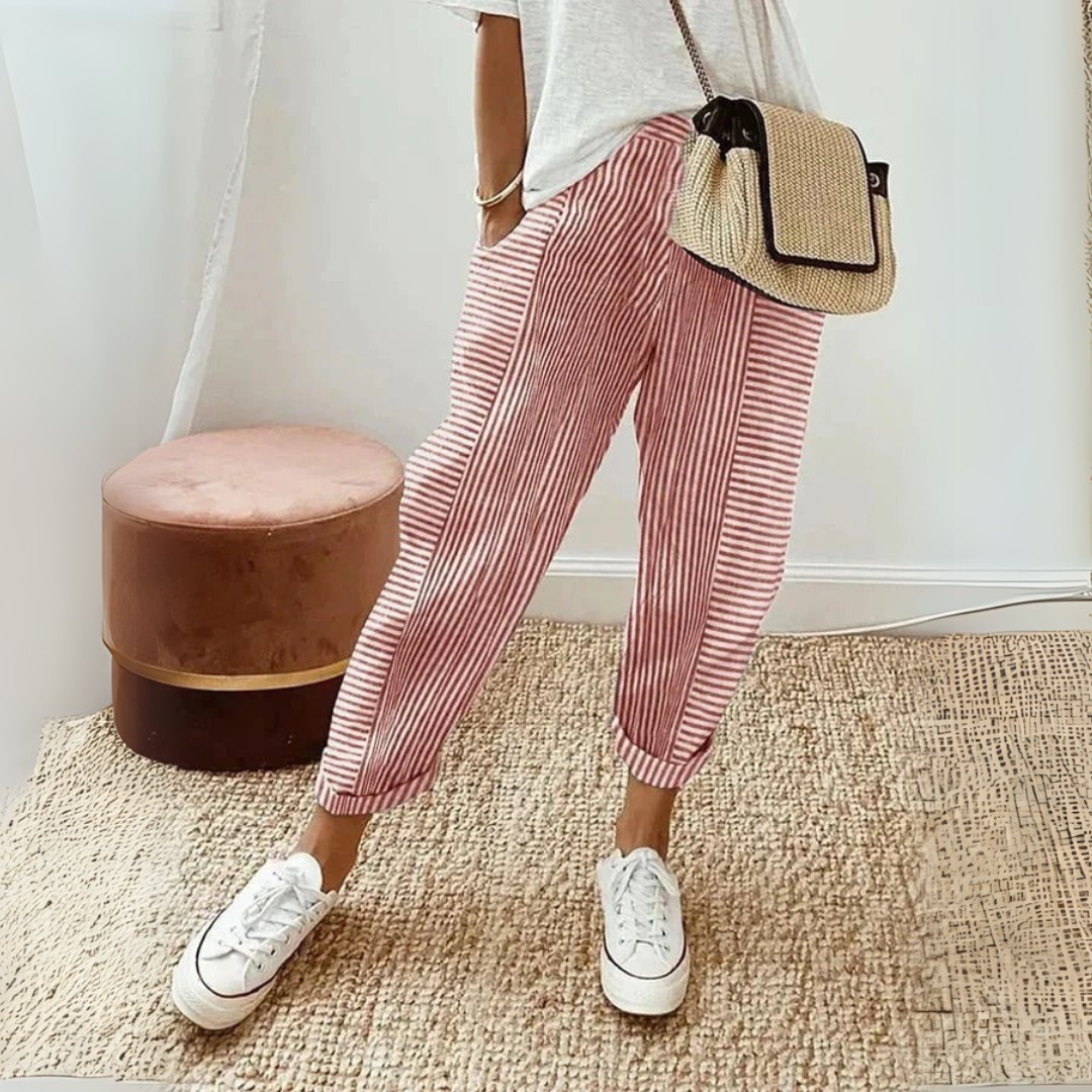 Women's Wide-Leg Trousers | High-Waisted Summer