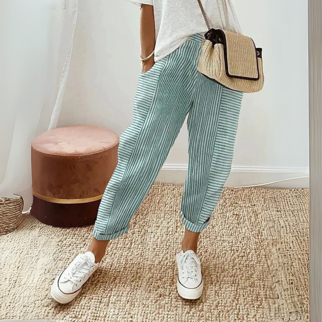 Women's Wide-Leg Trousers | High-Waisted Summer