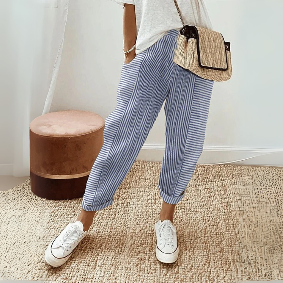 Women's Wide-Leg Trousers | High-Waisted Summer