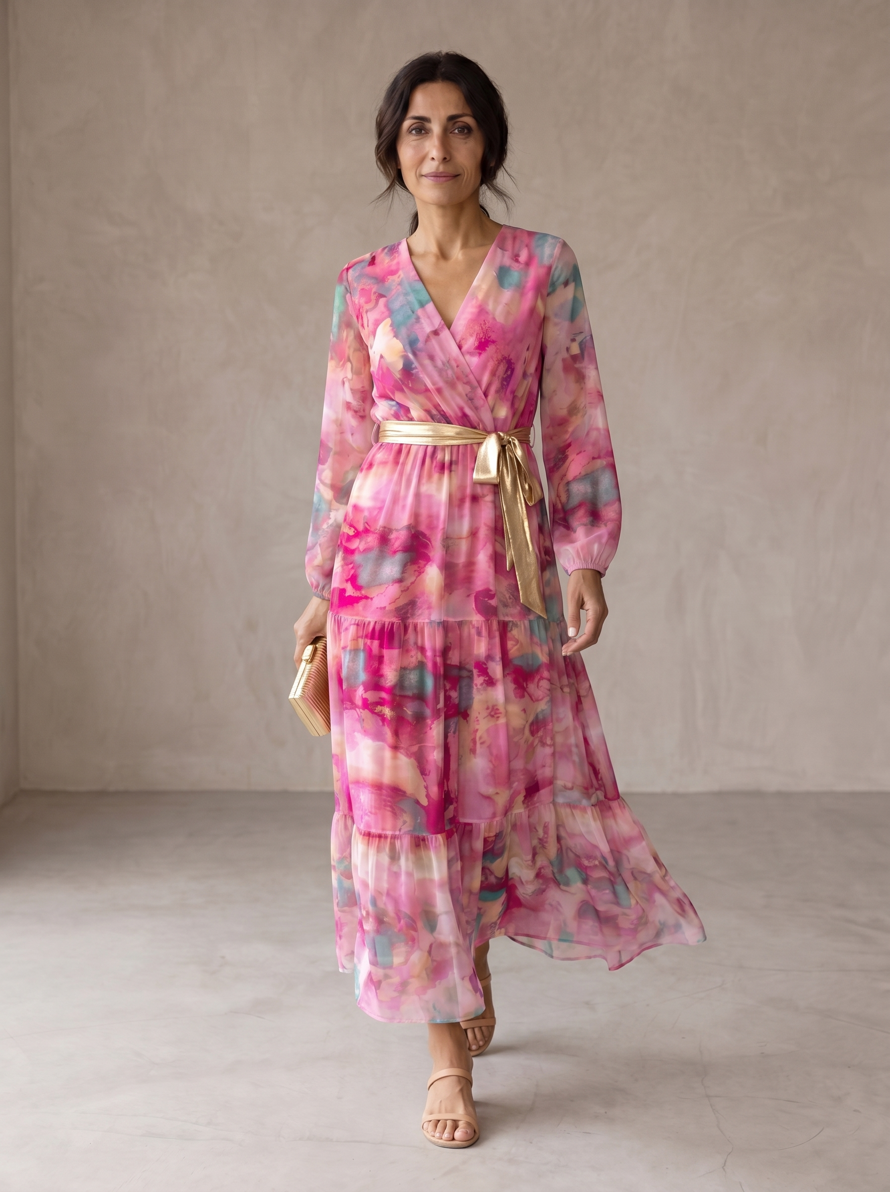 Women's Wrap Dress | Floral Printed Summer