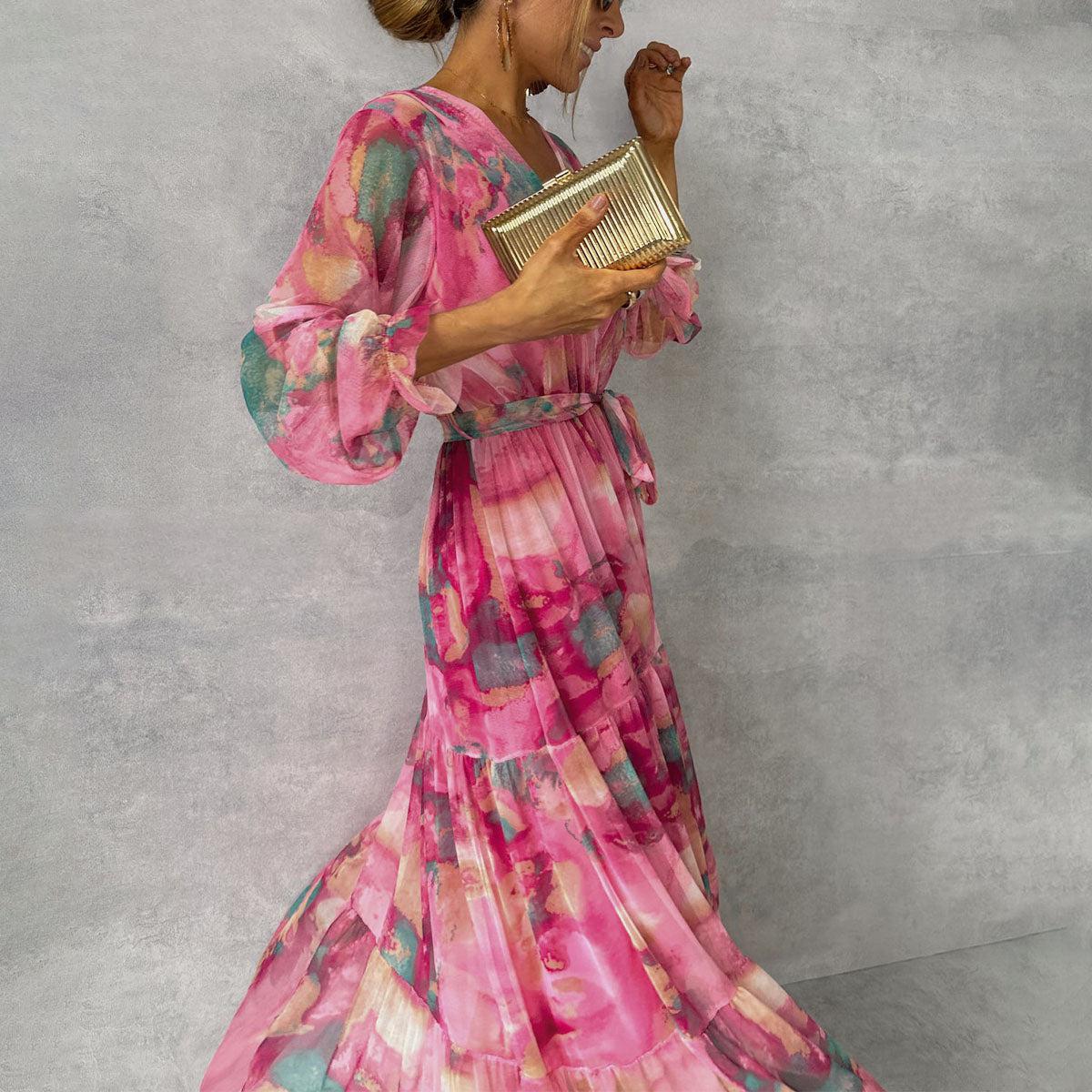 Women's Wrap Dress | Floral Printed Summer